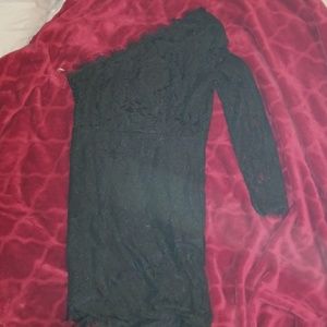 Charlotte Russe One Sleeve Lace Night Dress